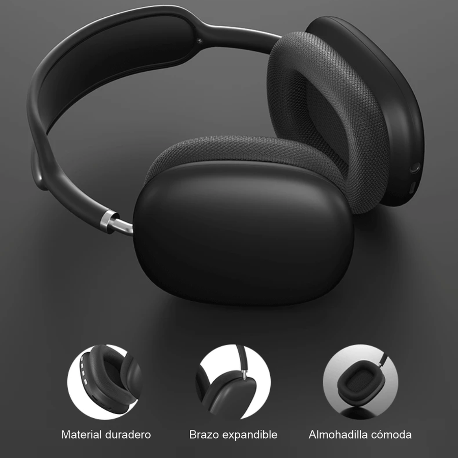 Fones de ouvido sem fio P9 originais BT sobre orelha